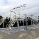 Konstrukcja podestów aluminiowych