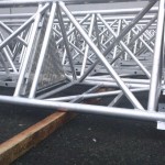Aluminium lattice mast - 45m