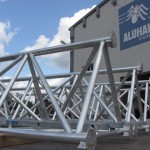 Aluminium lattice mast - 45m
